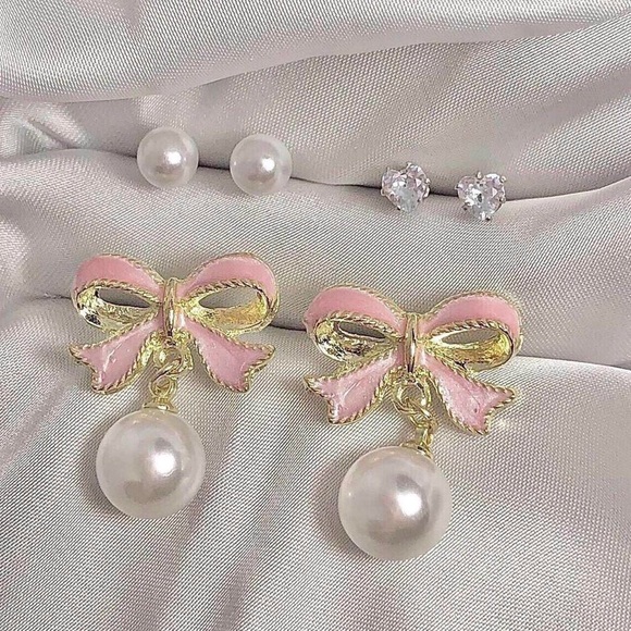 ✨🕯️“Margaret” 3 Pair Earring Set - Picture 1 of 3